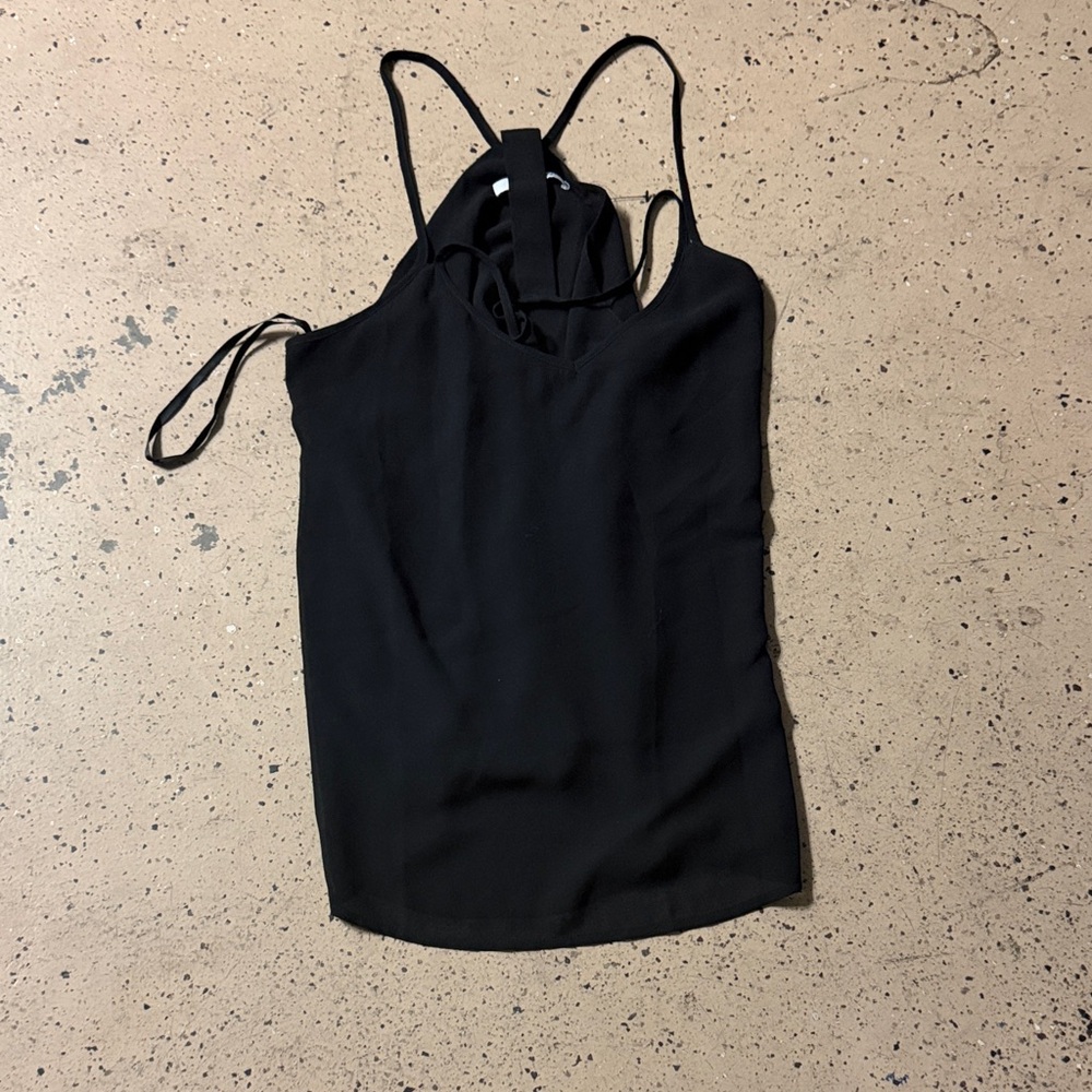 Naked Zebra Black Camisole Top